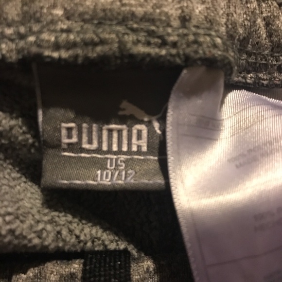 Puma joggers athletic track pants Size 10-12 - Picture 2 of 3